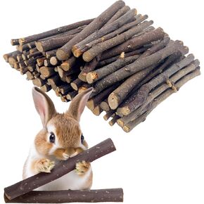 Apple Sticks 250g Natural Molar Wood Treats Toys for Small Animals, Rabbits, Guinea Pig, Bunny, Hamster, Rat, Chinchillas