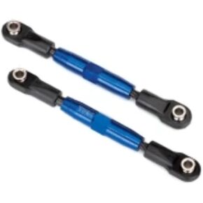 Traxxas 3644X - Left & Right Camber Link Turnbuckle, Aluminum, Blue, 73mm