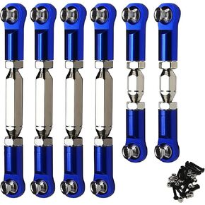 ترقيات RC Part Part for 1/10 Arrma Granite 4x4 Mega550 ، Senton 4x4 Mega550 RC Car ، Turnbuckles Aluminium Anclable/Camber Links/Toe Link ، Part-Up #AR330446 AR330515 ، (Navy Blue)