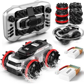 DEERC Pmphibious Remote Control Car-Mini 4WD RC Car Car Boat Remote Boat ، Truck RC RC COLLAINT COLLAIN