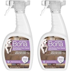 Bona Pet System Multi-Surface Floor Cleaner, Dog Formulation 32 fl oz (Pack of 2)