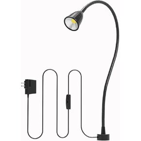 Led Magnetic Work Light 400mmFlexible Gooseneck lamp 500 Lumens 120 Volt for Sewing Machine Lathe Milling DrillPressindustrial Lighting