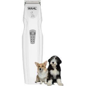Wahl Yelp-Free Battery-Operated Dog Trimmer for Grooming – Ideal for Detail Trimming Face, Paws, & Ears for Dog Hair Removal - Model 3026955