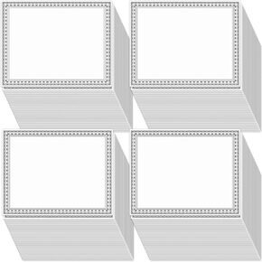200 Sheet Gold Foil Award Certificate Paper Bulk 8.5 x 11 In for Printing Customizable Blank Cardstock Gold Border Certificate Laser and Inkjet Printer Friendly for Graduation Diploma Achievement