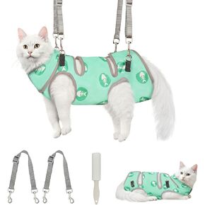 أرجوحة قطة Supet Cat ، أرجوحة مقص قطة كات ، غلاف قط من النسيج الناعم لقطع الأظافر ، وسرعان ما تهدأ من الأدوية ، وتنظيف الأسنان ، وتنظيف الأذن