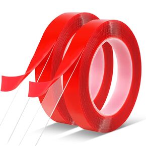 شريط تثبيت مزدوج من جانب 2 عبوة شديدة التحمل ، (3/4 بوصة ، إجمالي 20 قدمًا)