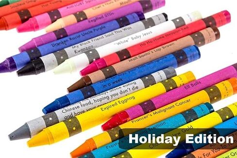 Adult Coloring Offensive Crayons - Holiday Edition in Kuwait