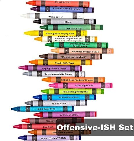 Adult Coloring Offensive Crayons - Holiday Edition in Kuwait