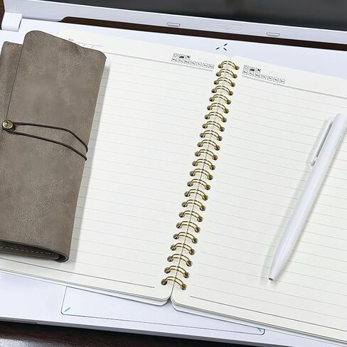 2pcs Interesting Cat design theme spiral notebook, 5.5x8.3inch, containing 50 inner pages, Cat Office Supplies Notebooks for School, Cute Notebook, office and writing, Cat Enthusiast's Cat Gift in Saudi Arabia