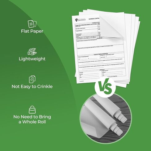 MUNBYN Thermal Printer Paper 8.5 x 11 Inch, US Letter Size Thermal Paper 100 Sheets, Compatible with ITP02 and ITP01, Continual Feeding Thermal Paper in Kuwait