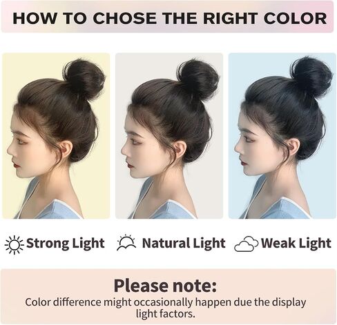 isheeny Messy Bun Hair Piece Children Natural Curly Updo Extension with Elastic Band for Girls - 100% Real Human Hair Tousled Bun Hairstyle - Ponytail Extensions Included Blond 2PCS in Saudi Arabia