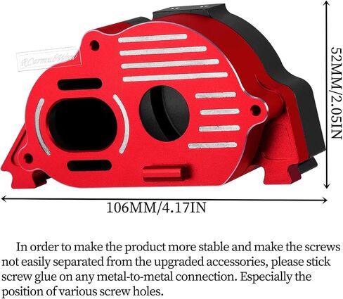 RCArmumbwow RC REARBOX & 54T SPUR GEAR SPIPER BROADS PRODREDS FOR 1/10 KRATON/Outcast 4S V2 ، Senton/Vorteks 223S V4،1/8 TYPHON 223S V4 ، Transimission Cover & 54T Gear W/20T 21T ، Pink ، Pink in Kuwait