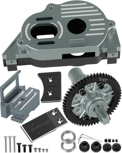 RCArmumbwow RC REARBOX & 54T SPUR GEAR SPIPER BROADS PRODREDS FOR 1/10 KRATON/Outcast 4S V2 ، Senton/Vorteks 223S V4،1/8 TYPHON 223S V4 ، Transimission Cover & 54T Gear W/20T 21T ، Pink ، Pink in Kuwait