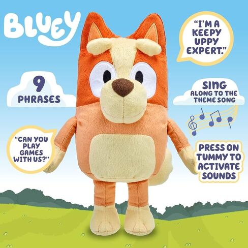 Bluey 17143 SFX, Feature, Interactive, Talking, 13" Plush, 17137 in Saudi Arabia