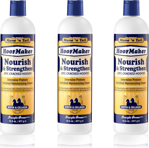 Mane 'n Tail Hoofmaker Hand & Nail Therapy (14.5 Oz) – Fragrance-Free, Biotin & Collagen-Enriched Moisturizing Cream for Strengthening Hooves & Promoting Healthy Growth in Saudi Arabia