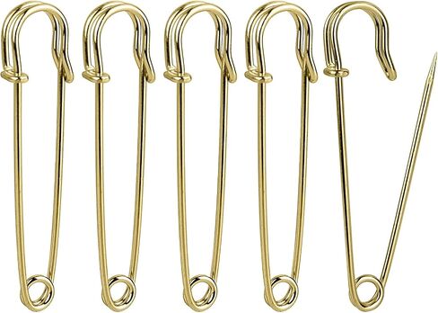 5 PCS دبابيس أمان سوداء ، دبابيس أمان كبيرة 2 بوصة دبابيس أمان ثقيلة للبطانيات الأزياء الحرف اليدوية in Saudi Arabia