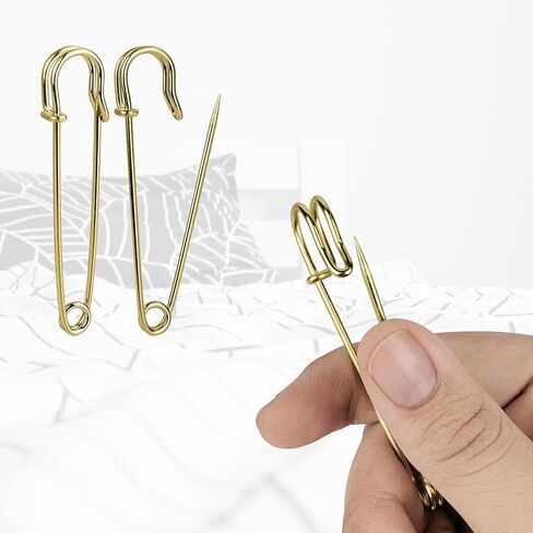 5 PCS دبابيس أمان سوداء ، دبابيس أمان كبيرة 2 بوصة دبابيس أمان ثقيلة للبطانيات الأزياء الحرف اليدوية in Saudi Arabia