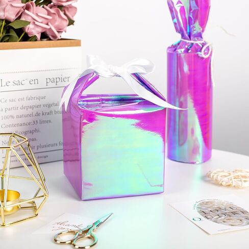 Burymento Holographic Iridescent Shiny Sparkle Metallic Glitter Blue Gift Wrapping Paper for Birthday, Valentines, Mothers day, Graduation, Wedding, Fathers day, Christmas (17 IN x 32.8 FT) in Saudi Arabia