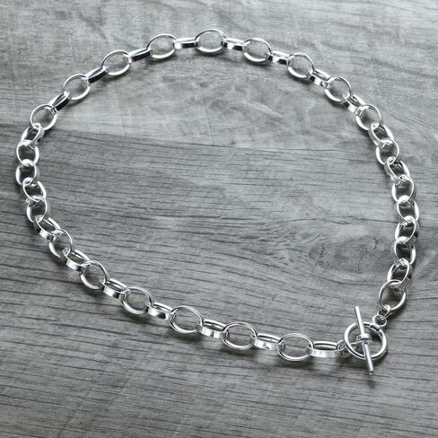 Chunky Choker Necklace in Sterling Silver (16 Inches) (18 Inches) in Saudi Arabia