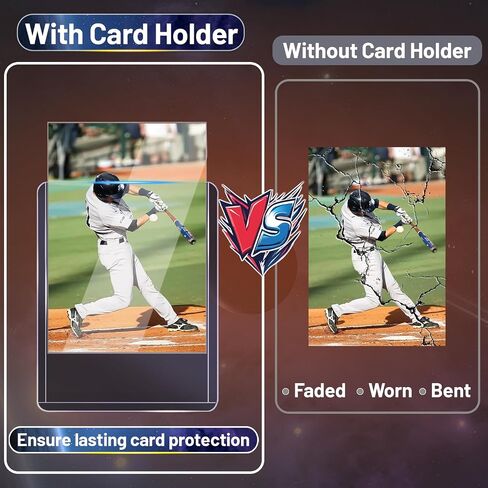 200 Top Loads for Trading Cards – Hard Plastic Holders & Penny Sleeves, 3" x 4" Acid-Free Protectors for Sports and Collectible Cards – Durable, Clear Storage & Display Sleeves in Saudi Arabia