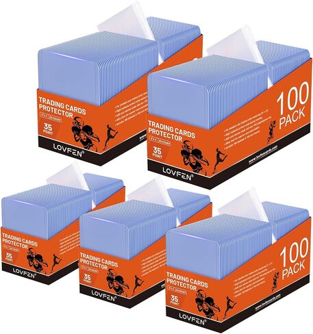 200 Top Loads for Trading Cards – Hard Plastic Holders & Penny Sleeves, 3" x 4" Acid-Free Protectors for Sports and Collectible Cards – Durable, Clear Storage & Display Sleeves in Saudi Arabia