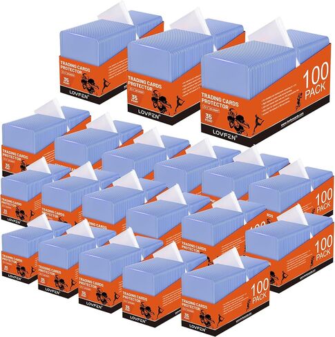 200 Top Loads for Trading Cards – Hard Plastic Holders & Penny Sleeves, 3" x 4" Acid-Free Protectors for Sports and Collectible Cards – Durable, Clear Storage & Display Sleeves in Saudi Arabia