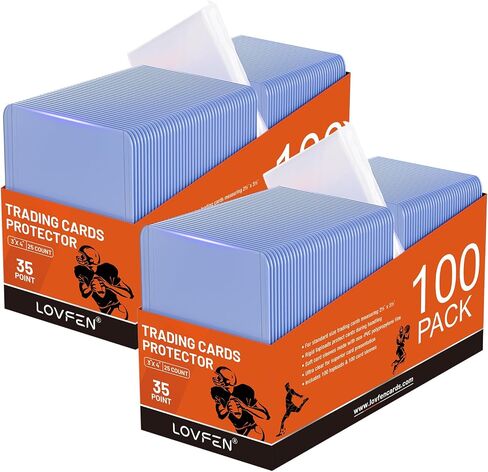 200 Top Loads for Trading Cards – Hard Plastic Holders & Penny Sleeves, 3" x 4" Acid-Free Protectors for Sports and Collectible Cards – Durable, Clear Storage & Display Sleeves in Saudi Arabia