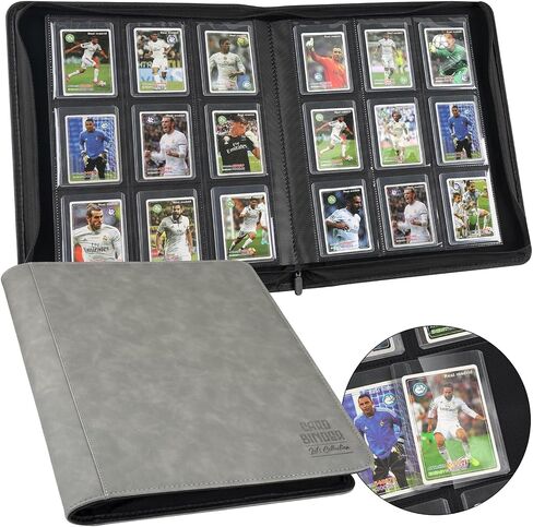 يضم Toploader Binder مع صفحات من 9 جيبات ، ويحتوي على 288 "3 × 4" الحالات الصعبة الصلبة ، وحامل البطاقات للبطاقات القابلة للتحصيل أو البطاقات الرياضية ، والأكمام المتينة للتخزين والعرض (الرمادي) in Kuwait