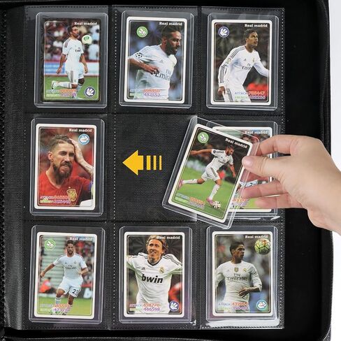 يضم Toploader Binder مع صفحات من 9 جيبات ، ويحتوي على 288 "3 × 4" الحالات الصعبة الصلبة ، وحامل البطاقات للبطاقات القابلة للتحصيل أو البطاقات الرياضية ، والأكمام المتينة للتخزين والعرض (الرمادي) in Kuwait