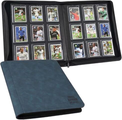 يضم Toploader Binder مع صفحات من 9 جيبات ، ويحتوي على 288 "3 × 4" الحالات الصعبة الصلبة ، وحامل البطاقات للبطاقات القابلة للتحصيل أو البطاقات الرياضية ، والأكمام المتينة للتخزين والعرض (الرمادي) in Kuwait