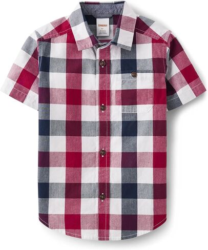 Gymboree,and Toddler Short Sleeve Button Up Shirts,Bunnys Tail,5T in Saudi Arabia