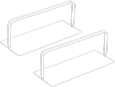 PATIKIL Baffle Desk Divider Clamp, 2 Pcs Punch-Free Base Desk Shield Clamp Desk Divider Partition Clamp Privacy Panel Bracket Holder for DEST Partition Support Office, Silver in Saudi Arabia