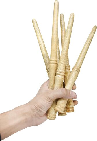 Wooden Nostepinne Stick For Winding A Yarn Ball | Hand-Operated Yarn Ball Winder Knitting Crochet Accessories Spinning Tool (Brown) in Saudi Arabia