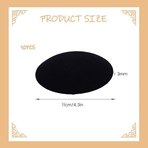 10Pcs Fascinator Base, Round Hat Base, Fascinator Hat Base, Sinamay Hat Base, Millinery Women Hat Cocktail Hat Craft Material Supply, EVA Millinery Base for DIY Party Wedding Church Lolita Hat in Saudi Arabia