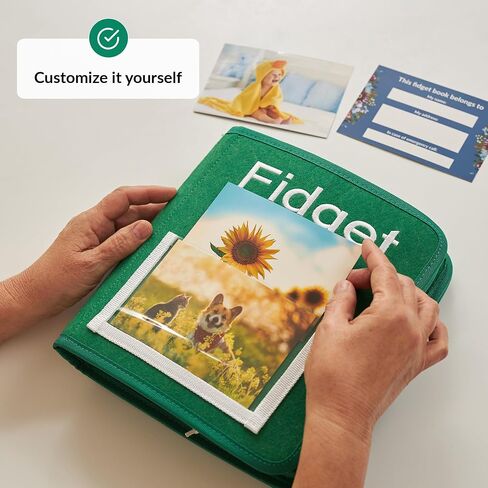 Fidget Book for Elderly | Fidget Blanket for Dementia | Dementia Products for Elderly | Gift and Activities for Seniors with Alzheimer’s or Dementia | Sensory Fidget Toys in Saudi Arabia