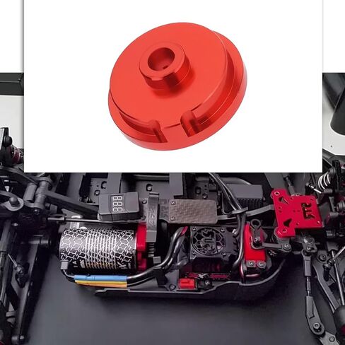 1 Set 25T 5 Holes Servo Saver Horn Arm Aluminium with Screws Nut Compatible with 1/10 1/8 RC Car Compatible with Arrma Karton 6S (Red) in Saudi Arabia