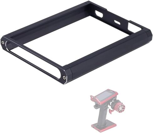 RC Transmitter Upper Lower bracket,Metal Protector Frame,Transmitter Protector Battery Base Armor for Flysky Noble Lite NB4/NB4 PRO Remote Control Upgrade Parts (Lower bracket Red) in Saudi Arabia