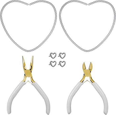 HERSIN Permanent Bracelet Kit Forever Bracelet Making for Couples Gift Friendship Bracelets DIY Locked Bracelet Christmas Valentine's Day for His and Her Bracelets Jewelry Gifts in Saudi Arabia