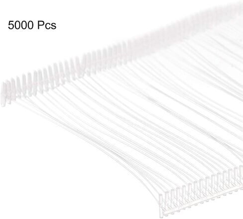 uxcell 5mm Tag Pins 0.2" Tagging Barbs Clothes Fasteners Tag Attachments for Clothes 5,000pcs in Saudi Arabia