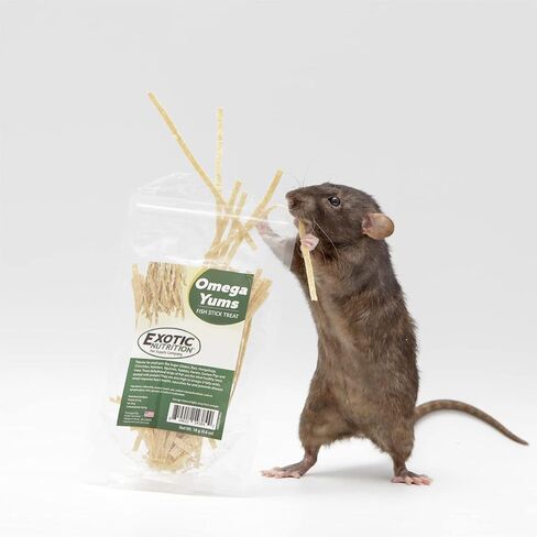 التغذية الغريبة Omega Yums Fish Stick Treat for Sugar Gliders | كلها طبيعية ومصنوعة من الأسماك الحقيقية (1) in Kuwait