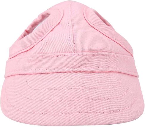 Dog Baseball Hat with Neck Strap Pet Dog Cat Summer Travel Outdoor Baseball Hat Dog Hat Sun Hat Baseball Trucker Hat Dog Hats with Ear Holes for Puppy Small Dogs (M) in Kuwait