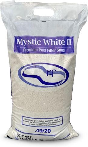 فلتر رمل لحمام السباحة من Mystic White II - حقيبة بوزن 22.67 كجم in Kuwait