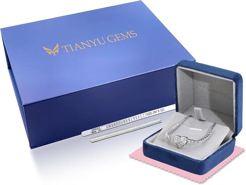 Tennis Bracelets for Women I 4.35CT Moissanite Charm Bracelet I 18K Gold Plated Sterling Silver Bracelet in Kuwait