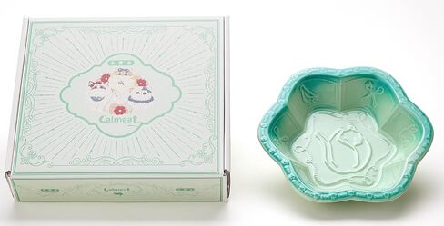 Ceramic Pet Bowl - Elegant Floral Design, Durable and Stylish Feeding Dish for Cats and Dogs (Green) in Saudi Arabia