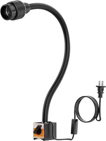 Led Magnetic Work Light 400mmFlexible Gooseneck lamp 500 Lumens 120 Volt for Sewing Machine Lathe Milling DrillPressindustrial Lighting in Saudi Arabia