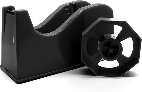 Tape Dispenser, Heat Press Tape Dispenser, Desk Heat Tape Dispenser 6.3 x 2.5 x 3.4 Inch, Holder Fits 1" and 3" Core,Nonskid Base Weighted Desktop Tape Dispenser (Pink) in Kuwait