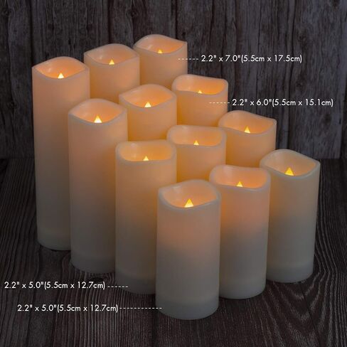 Aignis Flickering Flameless Candles Battery Operated Candles LED Candles with Remote Timer for Home/Wedding/Birthday/Holiday Decor, Cherry Blossom Pink 3D Flame Set of 3 (D3 xH4 5" 6") in Saudi Arabia