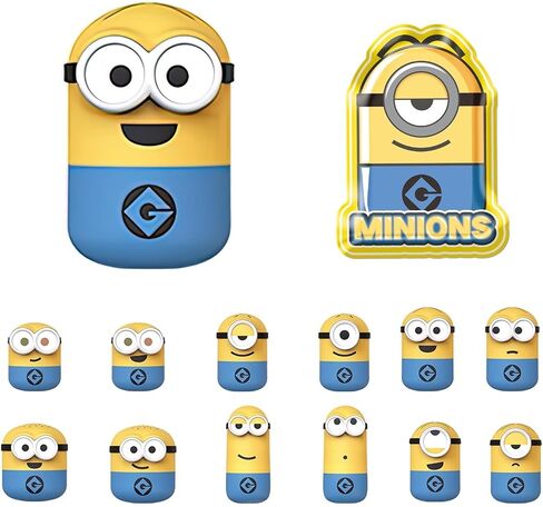 Minions Blind Box Action Figures 1 Pcs, Mini Collectible Stacking Toys for Home Decor Desk Accessories, Despicable Me Gifts for Adults & Kids Age 3+, Q-Topping Classic Series, 1 Blind Bag in Saudi Arabia