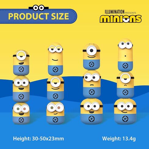 Minions Blind Box Action Figures 1 Pcs, Mini Collectible Stacking Toys for Home Decor Desk Accessories, Despicable Me Gifts for Adults & Kids Age 3+, Q-Topping Classic Series, 1 Blind Bag in Saudi Arabia