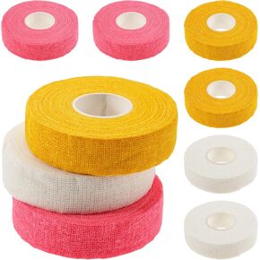 AIHSUMC 6 Pcs Thimble Tape for Hand Sewing, Fully Adjustable Thimble Finger Protectors, A Smarter Option Compared to Classic Knitting Thimbles, Quilting Craft Accessory for DIY Sewing, Multicolor